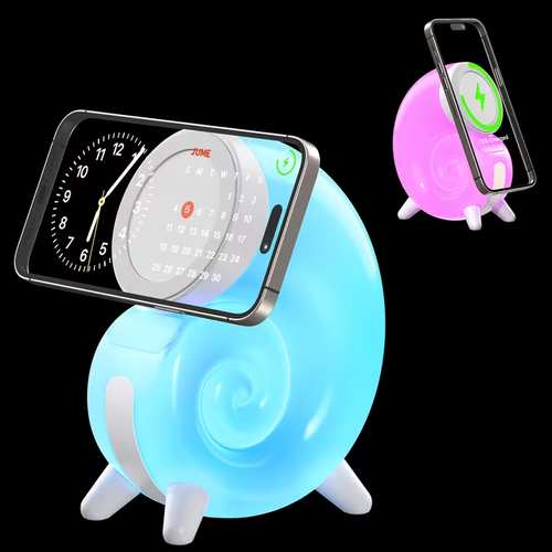 3-in-1 Snail Shell Magnetic Wireless Charger