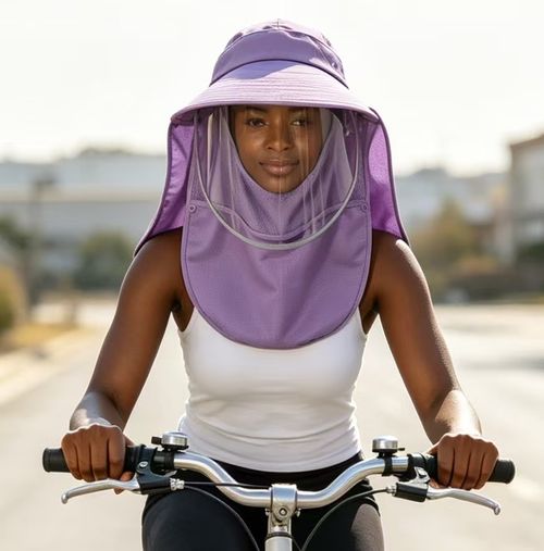 Dust & UV Protection for Cycling & Farm Work hat