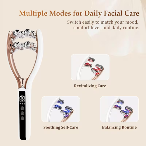 ✨EMS Facial Massager | LCD Skin Lifting & Contouring Device