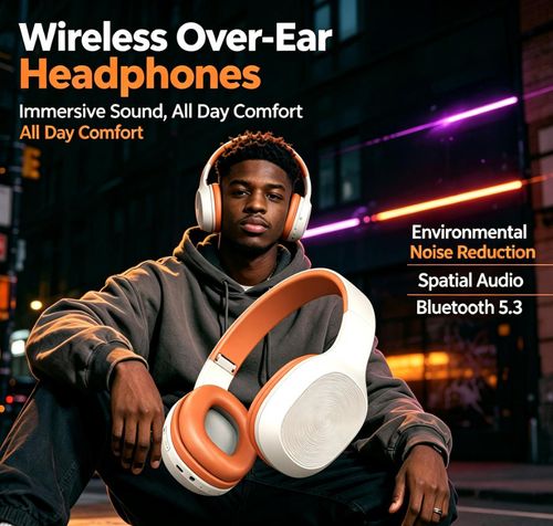 🎶 Enjoy Great Sound Anywhere! Wireless Over-Ear Bluetooth Headphones ✅ Long Battery & Super Comfortable