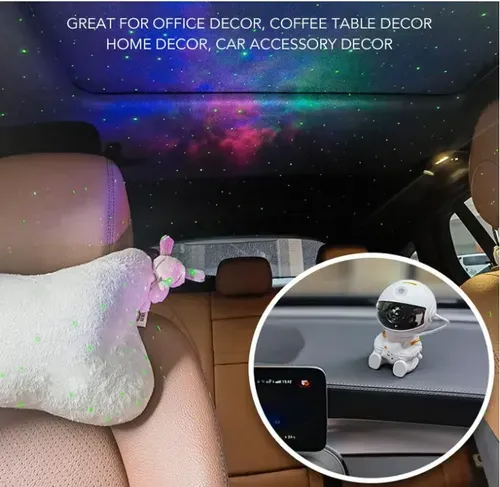 🚀Astro Projector Astronaut 🎶Bluetooth Music Projector Astro ✨Aurora Atmosphere Night Light