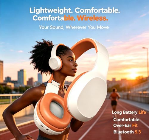 🎶 Enjoy Great Sound Anywhere! Wireless Over-Ear Bluetooth Headphones ✅ Long Battery & Super Comfortable