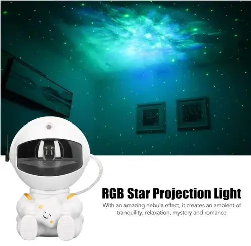 🚀Astro Projector Astronaut 🎶Bluetooth Music Projector Astro ✨Aurora Atmosphere Night Light
