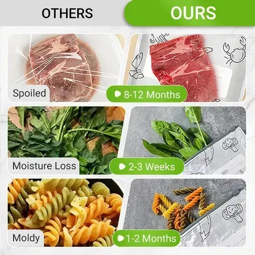 🥦Reusable Aluminum Foil Sealable Storage Bags sales