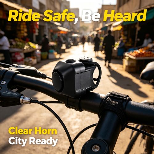 💥 Super‑Loud Bicycle Electric Horn! Keep You Safe While Riding On Busy Roads