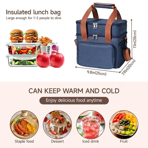 Outdoor Refrigeration Backpacks, Insulation Bags, Lunch Boxes, Lunch Bags, Picnic Bags, Outdoor Ice Packs, Large Capacity Crossbody And Handheld Lunch Bags
