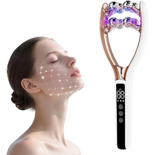 ✨EMS Facial Massager | LCD Skin Lifting & Contouring Device