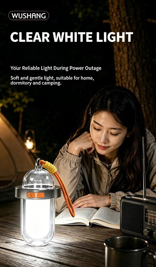Outdoor Solar Camping Light, Multi‑Functional Ambient Light, High‑Brightness Lighting, Portable Compact Night Light