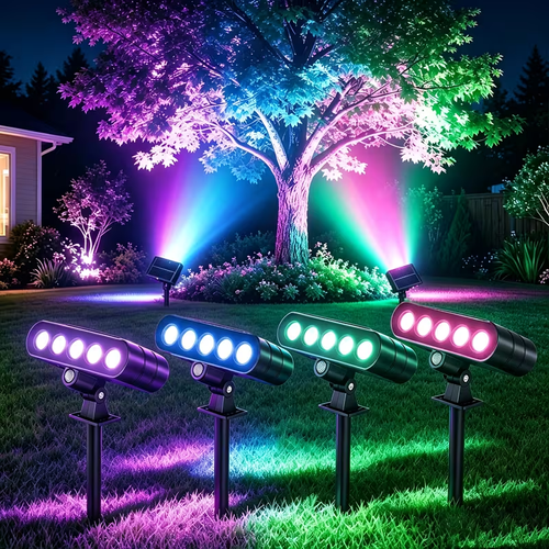 Solar-powered Outdoor Courtyard Lights