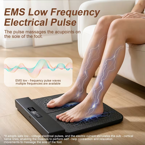 🦵EMS Foot & Body Massager | Relieve Muscle Fatigue & Boost Circulation