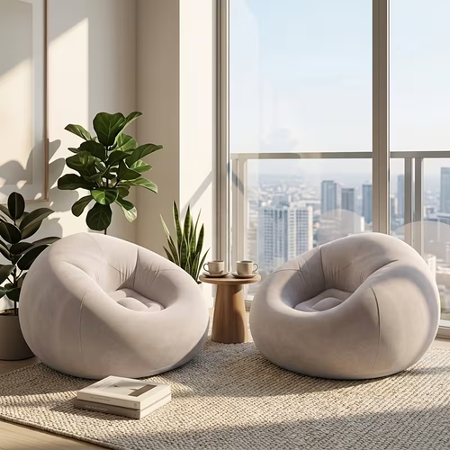 Portable air cushion sofa