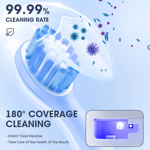 🪥UV Smart Wall Mount Toothbrush Holder