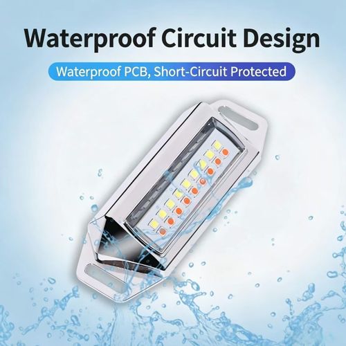 Universal Super‑Bright LED Auxiliary Reverse Light, Flash Brake Warning Lamp for Car Modification