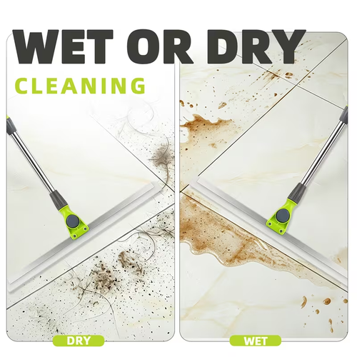 All-in-One Floor Squeegee & Microfiber Cleaning Tool