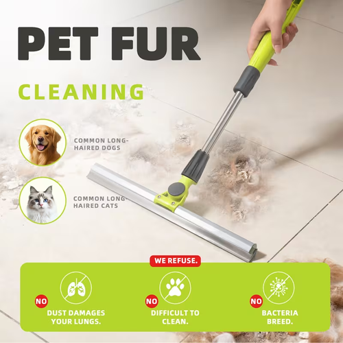 All-in-One Floor Squeegee & Microfiber Cleaning Tool
