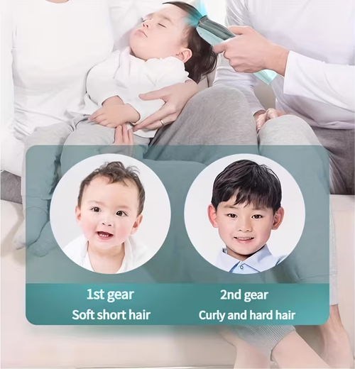 Baby Hair Clippers, Electric Shavers, Youth Hair Trimmers, Quiet Home Hair Clippers with Automatic Suction, Ceramic Blades, Portable USB Rechargeable, Easy Styling And Smooth Cutting,