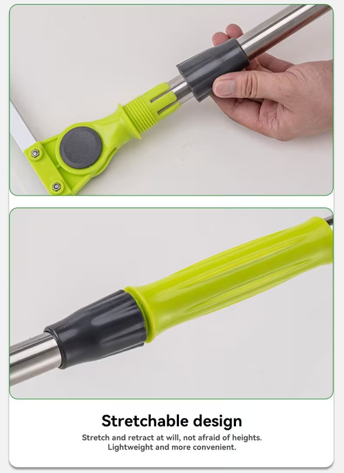 All-in-One Floor Squeegee & Microfiber Cleaning Tool
