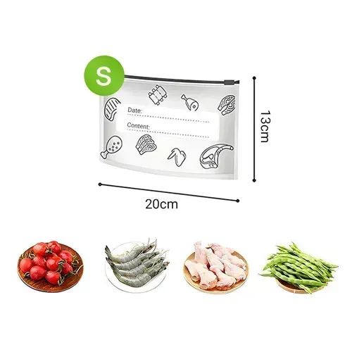 🥦Reusable Aluminum Foil Sealable Storage Bags sales