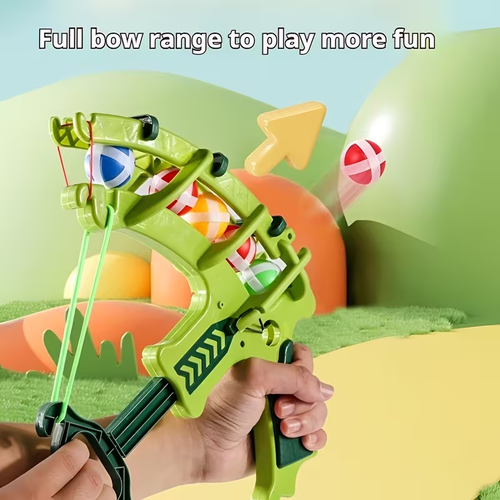 Sticky Ball Bow And Arrow Toy Set Dinosaur Target Shooting Toy Indoor Magic Ball Throwing