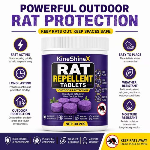 Household Mouse Repellent Balls, 30 Pieces, for Indoor Use in Storage Rooms, Basements and Garages
