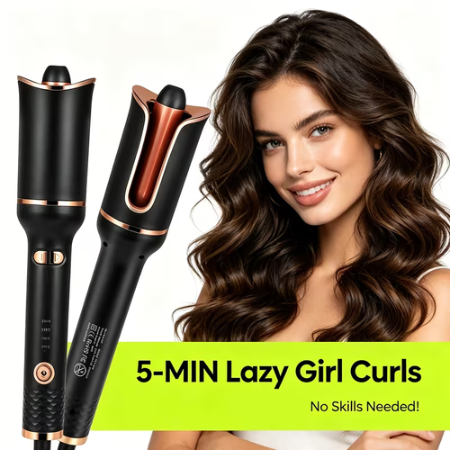 Self-Rotating Curling Iron