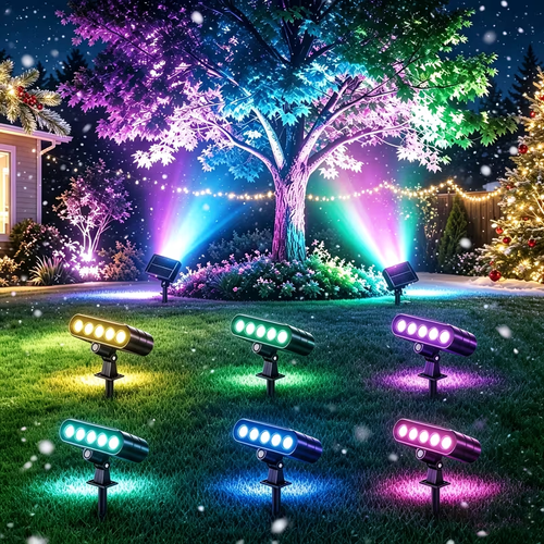 Solar-powered Outdoor Courtyard Lights
