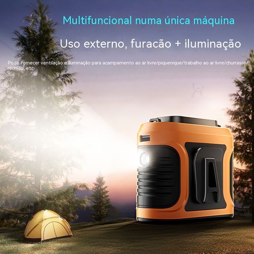 Arma Secreta para Dias de 40°C! Arrefecedor de Ar com Duas Saídas de Ar, Alternância entre Cintura e Pescoço, Frescor em Qualquer Lugar!