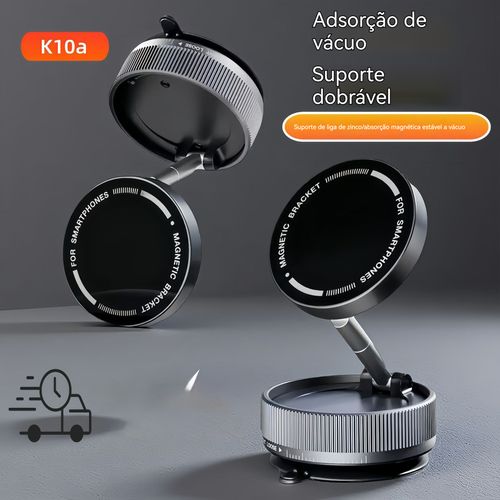 Suporte especial para navegação veicular, com aspiração a vácuo magnética, rotação de 360°, retrátil e dobrável, ajustável conforme a necessidade.