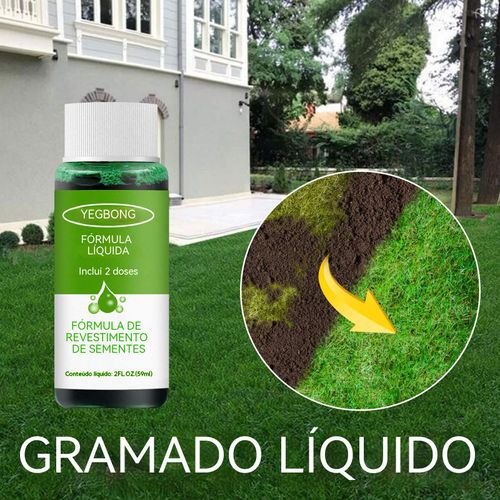 Adubo líquido para relvado, cresce rápido e fica verde