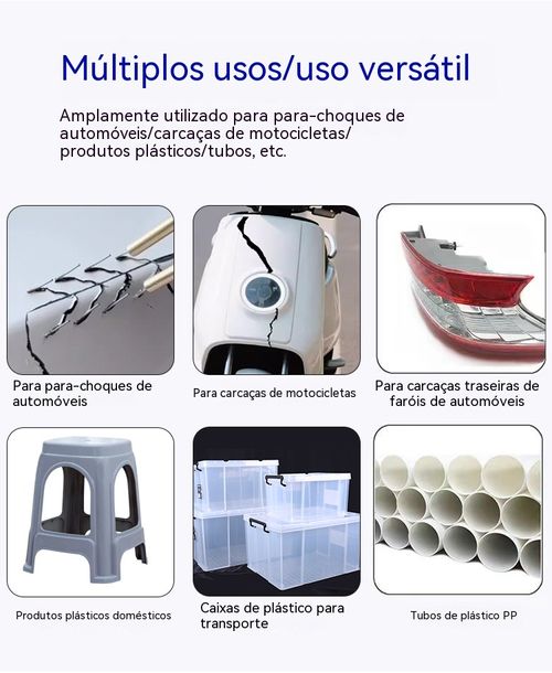 Pistola de Solda por Fusão Reparo de Para-choque Automotivo, Repara Rachaduras em Plástico