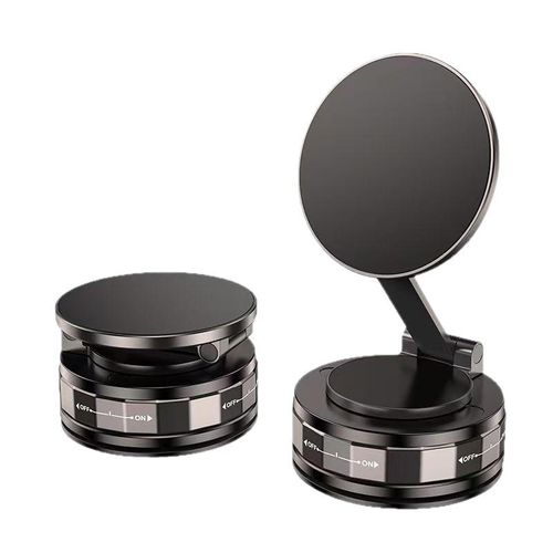 Portable 360 Adjustable Suction Cup Phone Holder Vacuum Suction Magnet Phone Holder Car Magnetic Phone Stand