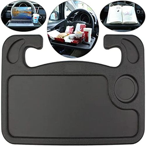 Wholesale Car Laptop Tray Desk Laptop Work Desk Mount Portable Steering Wheel Table ABS Food Meal Tray Drink Cup Bracket Tables