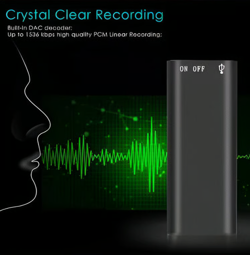 High-Definition Recorder Digital Recording MP3 32GB