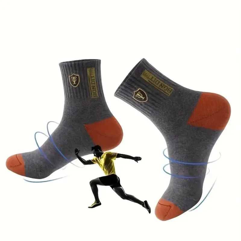 20 Pairs of Men'S Trendy Breathable Crew Socks