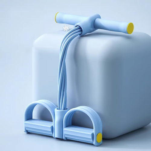 Multifunction Pedal Resistance Trainer with 6Tubes