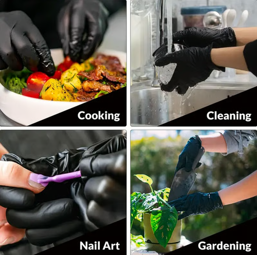 Heavy Duty Nitrile Gloves,6mil-50 Count