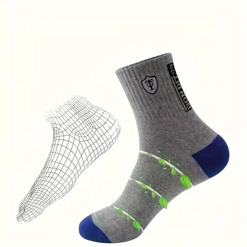 20 Pairs of Men'S Trendy Breathable Crew Socks