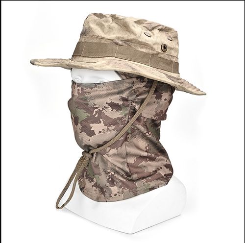 Outdoor Wide Brim Sun Hat with Removable Flap