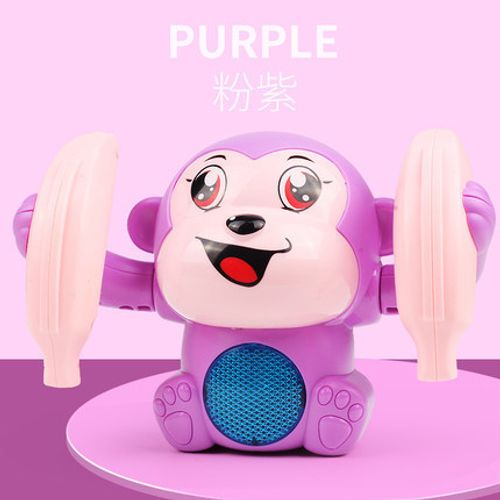 2pcs arly infant electric flip and head monkey toys