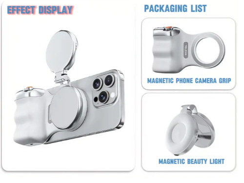 Photo fill light artifact💥💥 Magnetic Phone Camera Grip
