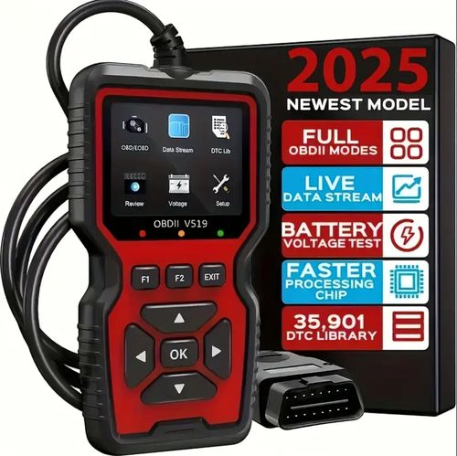 2025 Advanced V519 OBD2 Scanner Tool - Professional Code Reader & Scan Tool for Live Data