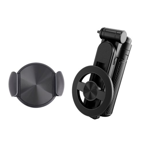 New Portable Magnetic Selfie Stick with Bluetooth Remote Control Camera Button and Telescopic Phone Holder