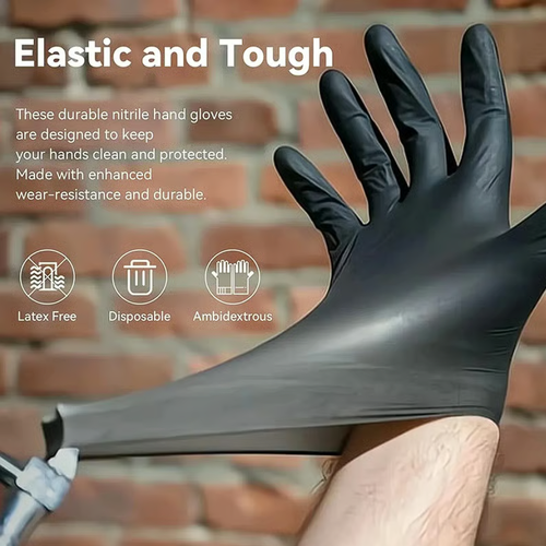 Heavy Duty Nitrile Gloves,6mil-50 Count