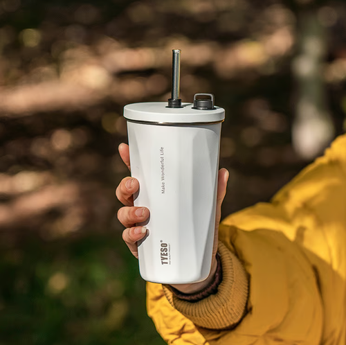 TYESO 20oz600ml Stainless Steel Iced Coffee Cup