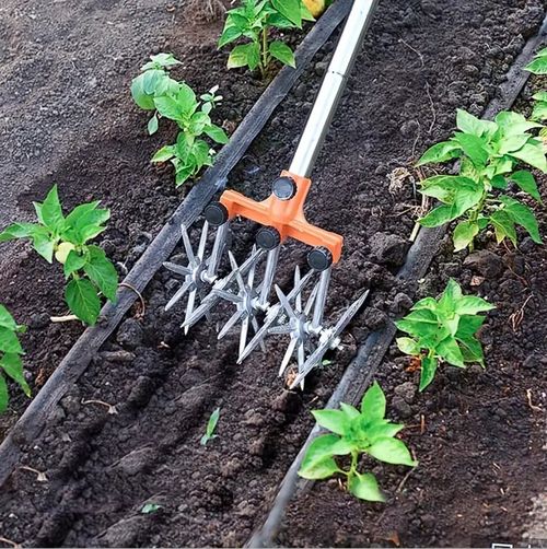 Stainless Steel Garden Tiller