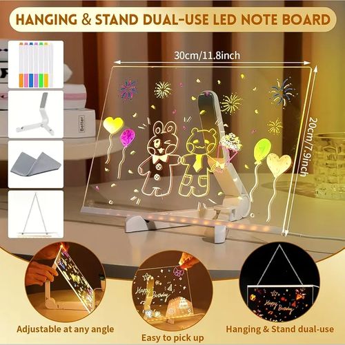 LED Transparent Drawing Board Set