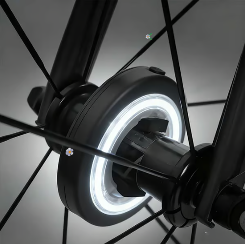 ✨ LED Cycling Wheel Hub Light for Night Riding