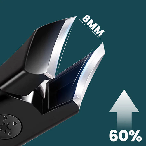 4Pcs Mouth Beveled Nail Clippers Splash Proof Heavy Duty