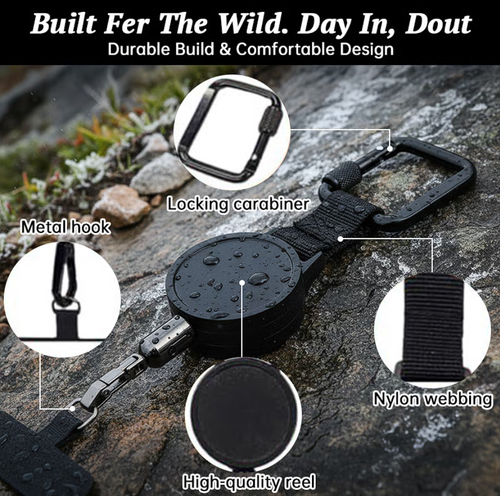 2Pcs Outdoor Anti-Theft Retractable Phone Lanyard