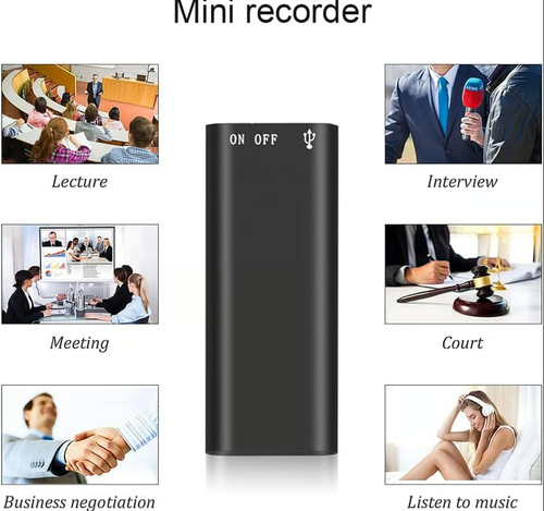 High-Definition Recorder Digital Recording MP3 32GB